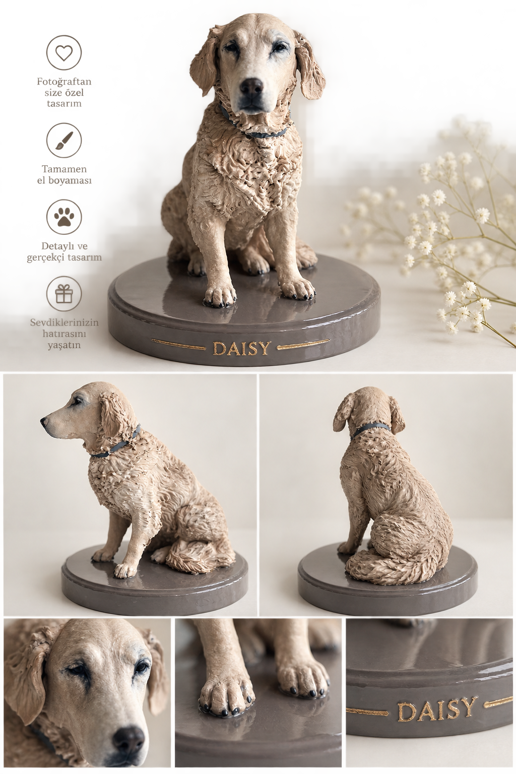 3d köpek heykeli 