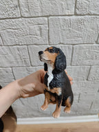Kişiye Özel Fotoğraftan 3D Köpek Heykeli | El Boyamalı Poodle Figürü | İsimli Kaideli Pet Hediyesi